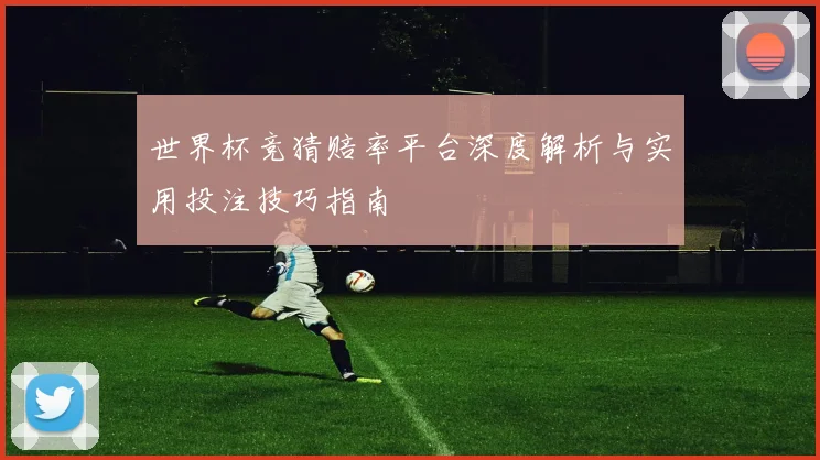 世界杯竞猜赔率平台深度解析与实用投注技巧指南